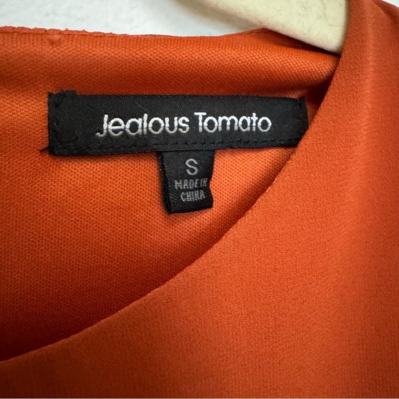 Jealous Tomato Pleated Mini Dress with Puff Sleeves Size Small - Picture 5 of 14